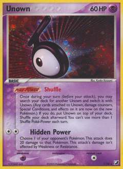 Unown #T Unown - Unseen Forces - #T - Pokemon TCG card
