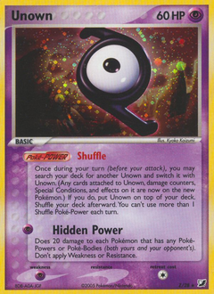 Unown #Z Unown - Unseen Forces - #Z - Pokemon TCG card