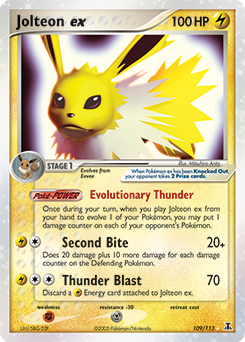 Jolteon ex - Delta Species - #109 - Pokemon TCG card