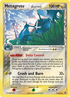 Metagross δ #11 Metagross δ - Delta Species - #11 - Pokemon TCG card