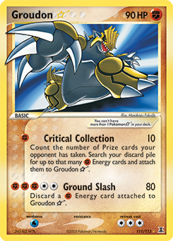 Groudon ★ #111 Groudon ★ - Delta Species - #111 - Pokemon TCG card