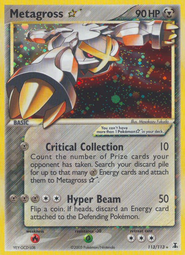 Metagross ★ - Delta Species - #113 - Pokemon TCG card