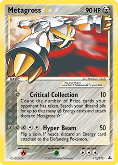 Metagross ★ - Delta Species - #113 - Pokemon TCG card