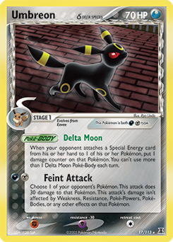 Umbreon δ #17 Umbreon δ - Delta Species - #17 - Pokemon TCG card