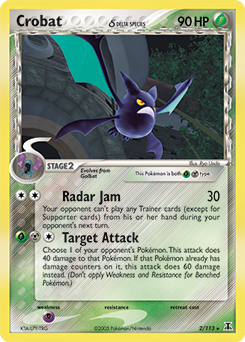 Crobat δ - Delta Species - #2 - Pokemon TCG card
