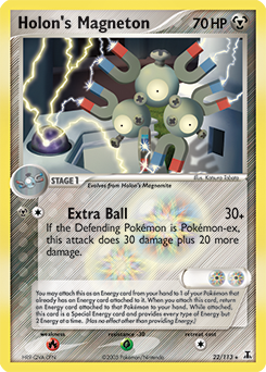 Holon's Magneton #22 Holon's Magneton - Delta Species - #22 - Pokemon TCG card