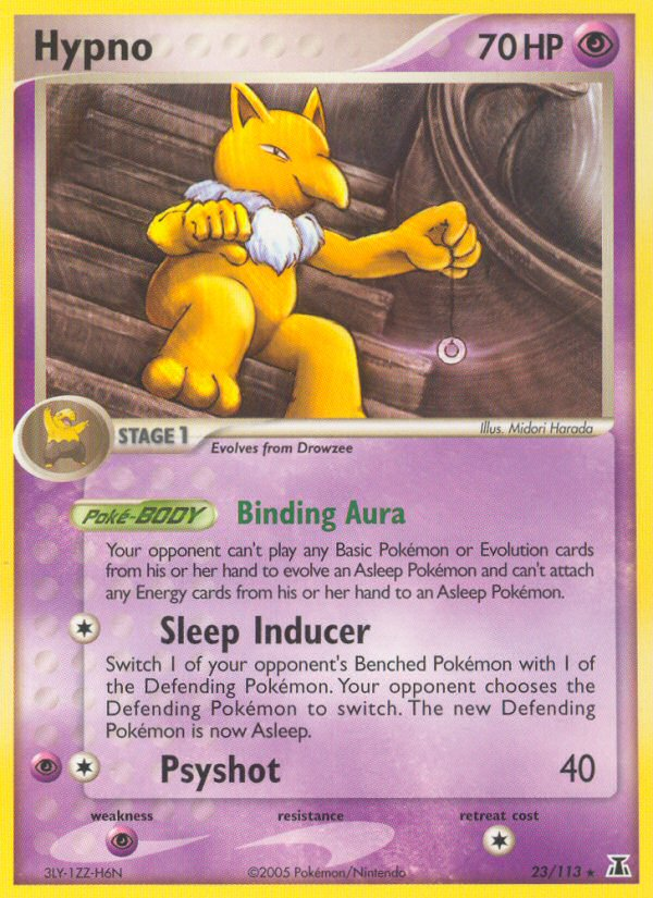 Hypno - Delta Species - #23 - Pokemon TCG card