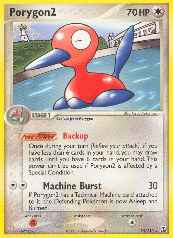 Porygon2 - Delta Species - #25 - Pokemon TCG card