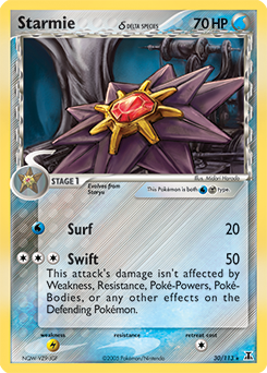 Starmie δ - Delta Species - #30 - Pokemon TCG card