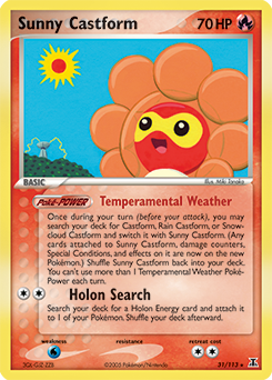 Sunny Castform #31 Sunny Castform - Delta Species - #31 - Pokemon TCG card