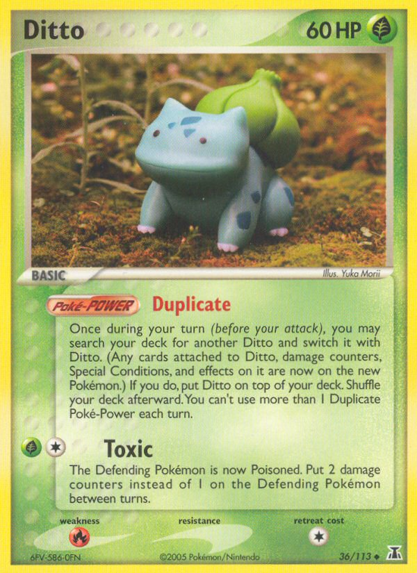 Ditto - Delta Species - #36 - Pokemon TCG card