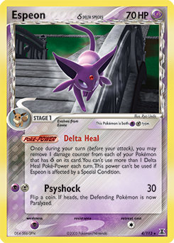Espeon δ #4 Espeon δ - Delta Species - #4 - Pokemon TCG card