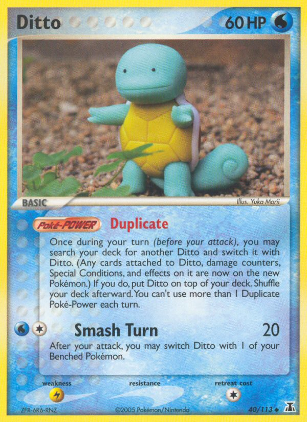 Ditto - Delta Species - #40 - Pokemon TCG card