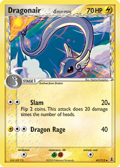 Dragonair δ #41 Dragonair δ - Delta Species - #41 - Pokemon TCG card