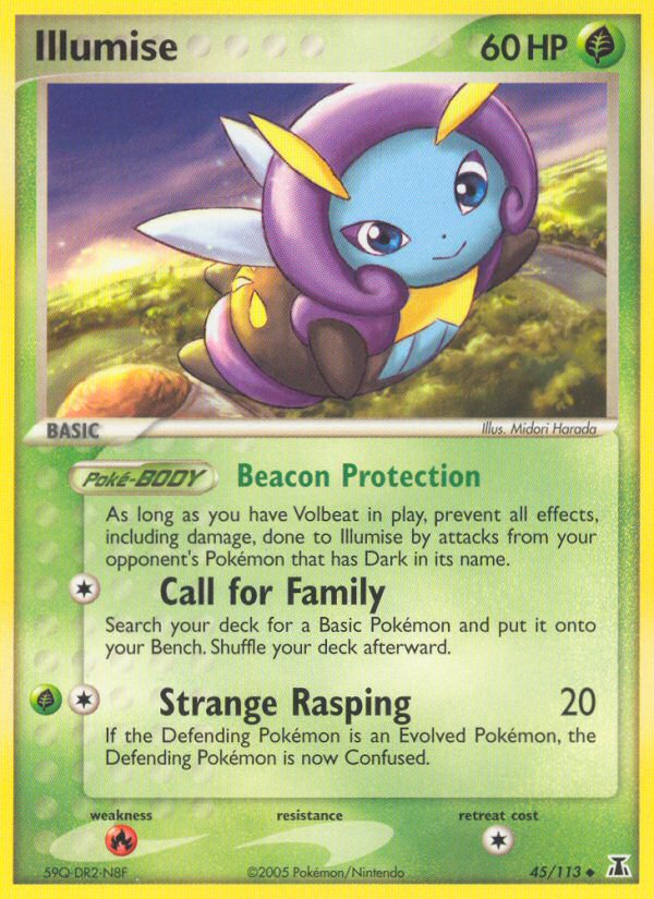 Illumise - Delta Species - #45 - Pokemon TCG card