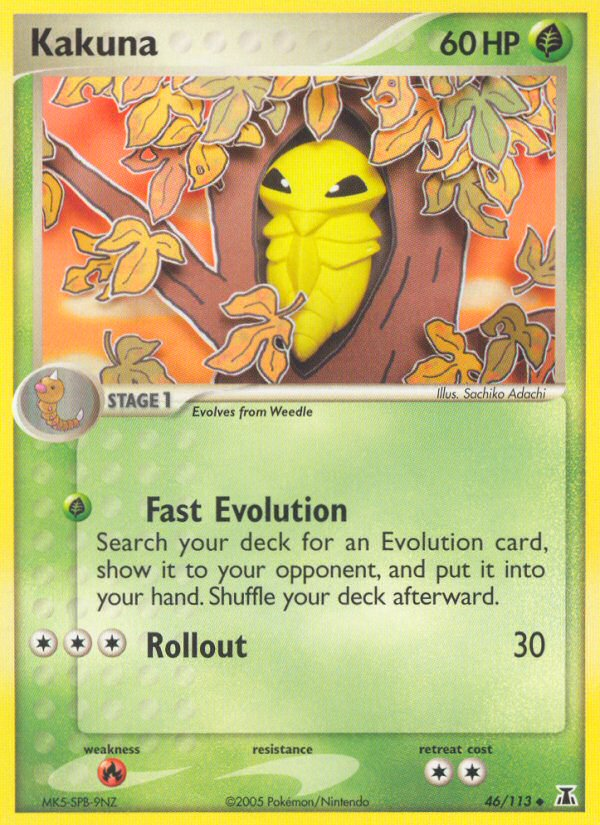 Kakuna - Delta Species - #46 - Pokemon TCG card