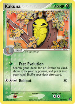 Kakuna #46 Kakuna - Delta Species - #46 - Pokemon TCG card