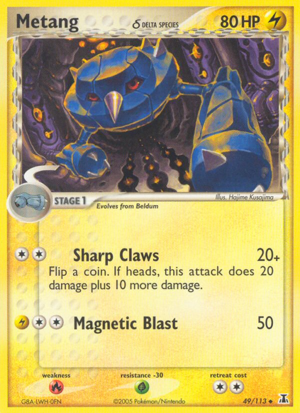 Metang δ - Delta Species - #49 - Pokemon TCG card