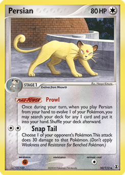Persian #50 Persian - Delta Species - #50 - Pokemon TCG card