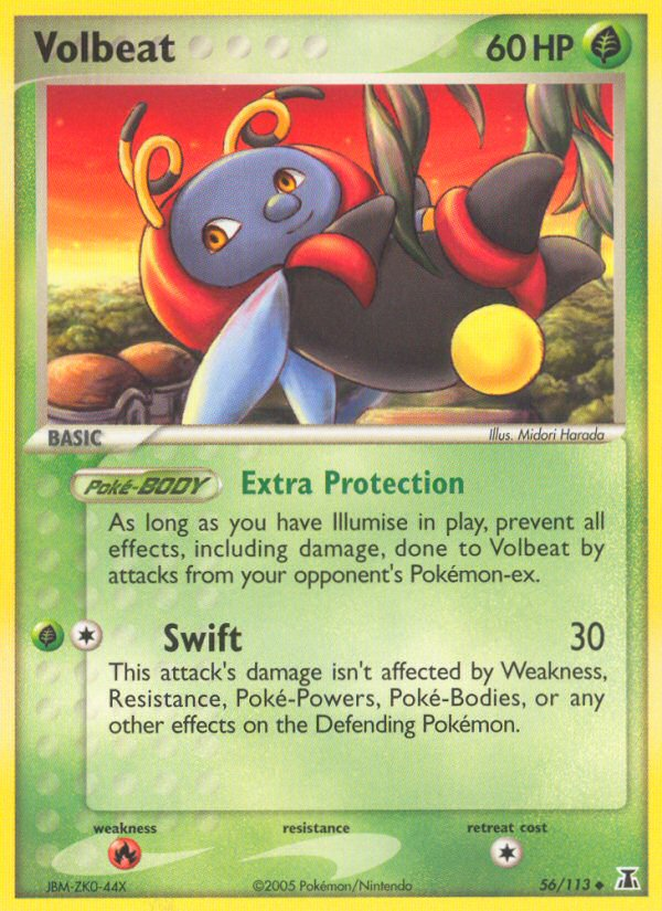 Volbeat - Delta Species - #56 - Pokemon TCG card