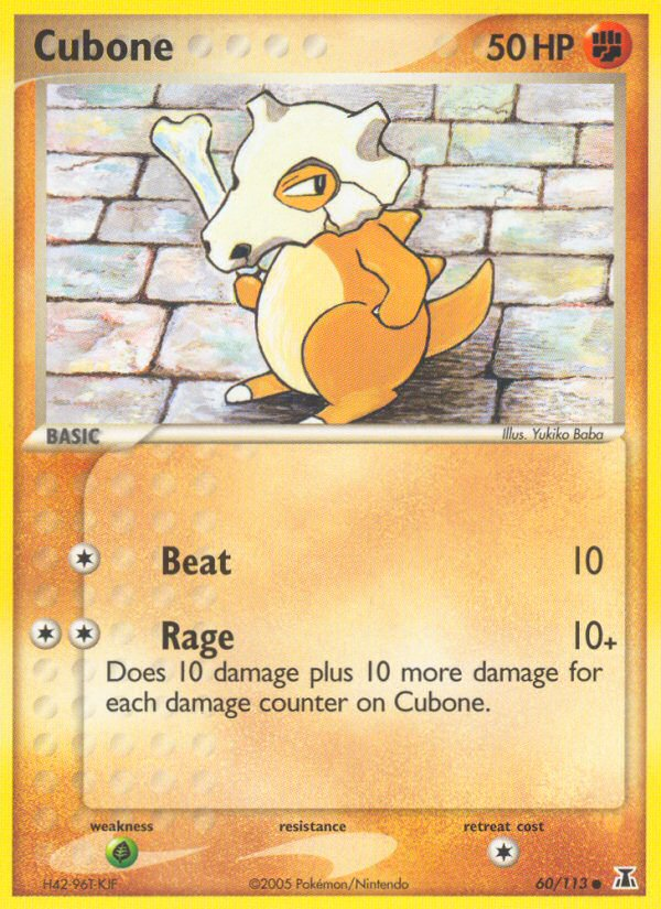 Cubone - Delta Species - #60 - Pokemon TCG card