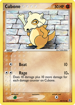 Cubone #60 Cubone - Delta Species - #60 - Pokemon TCG card