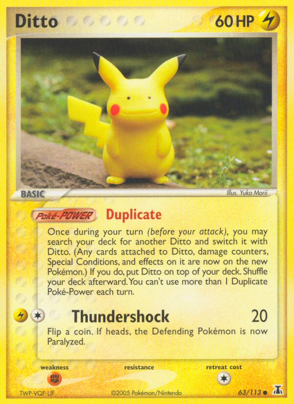 Ditto - Delta Species - #63 - Pokemon TCG card