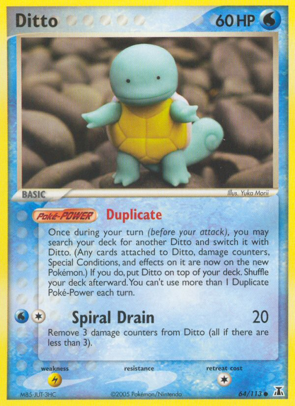 Ditto - Delta Species - #64 - Pokemon TCG card