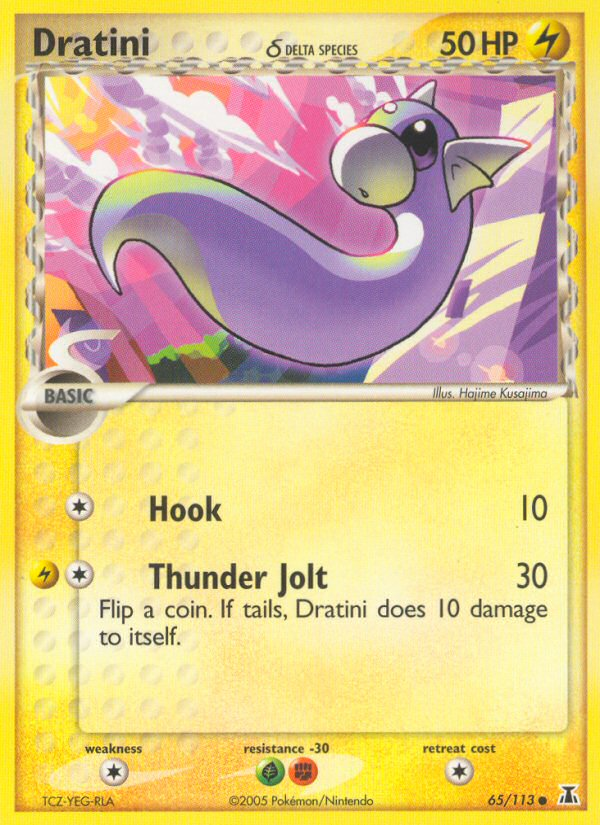 Dratini δ - Delta Species - #65 - Pokemon TCG card
