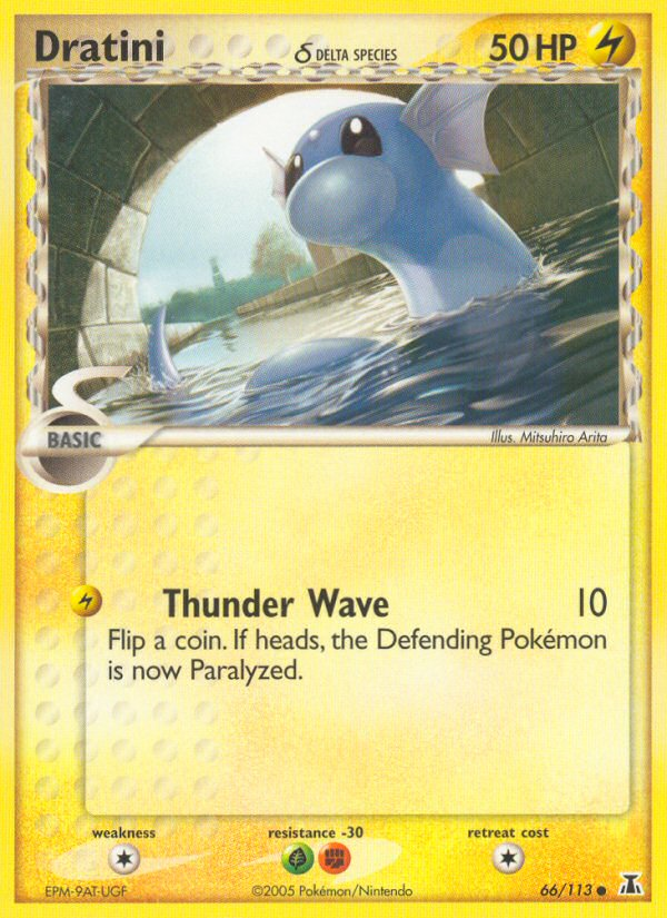 Dratini δ - Delta Species - #66 - Pokemon TCG card