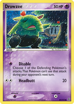 Drowzee #67 Drowzee - Delta Species - #67 - Pokemon TCG card