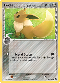 Eevee δ #68 Eevee δ - Delta Species - #68 - Pokemon TCG card