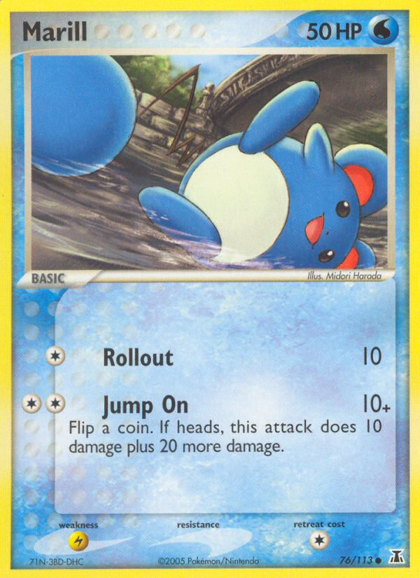 Marill - Delta Species - #76 - Pokemon TCG card