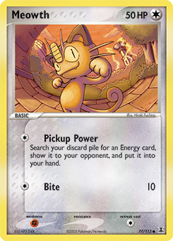 Meowth #77 Meowth - Delta Species - #77 - Pokemon TCG card