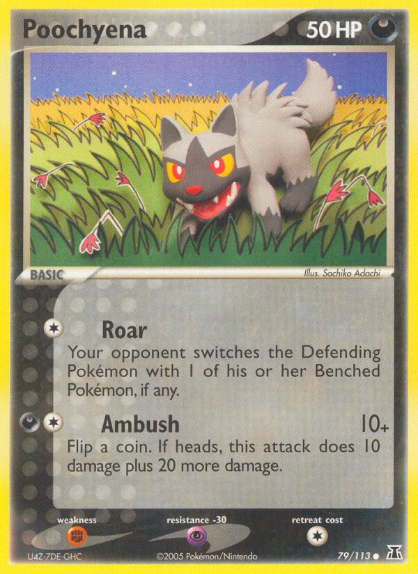Poochyena - Delta Species - #79 - Pokemon TCG card