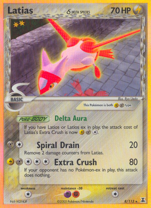 Latias δ - Delta Species - #8 - Pokemon TCG card