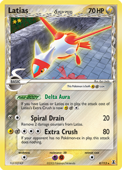Latias δ #8 Latias δ - Delta Species - #8 - Pokemon TCG card