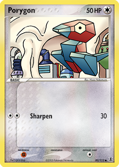 Porygon #80 Porygon - Delta Species - #80 - Pokemon TCG card