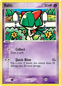 Ralts #81 Ralts - Delta Species - #81 - Pokemon TCG card
