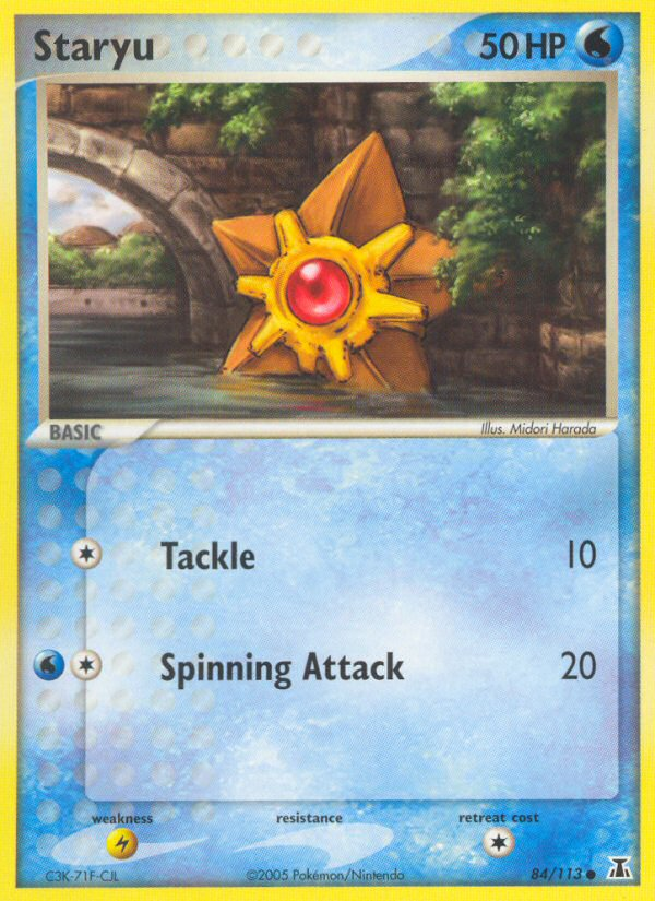 Staryu - Delta Species - #84 - Pokemon TCG card