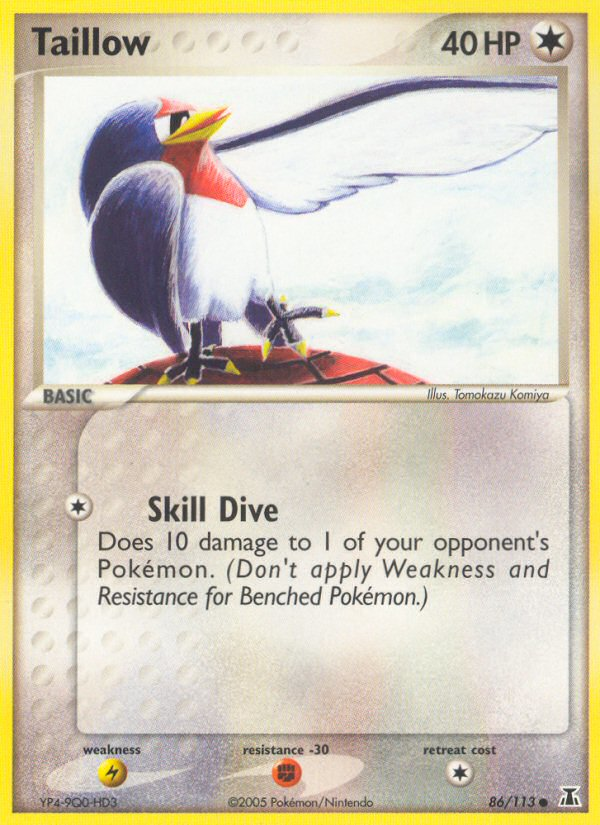 Taillow - Delta Species - #86 - Pokemon TCG card