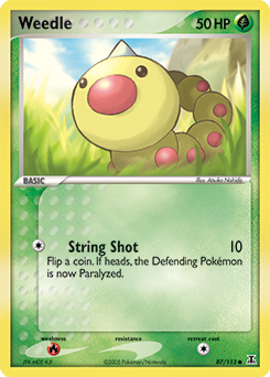 Weedle - Delta Species - #87 - Pokemon TCG card