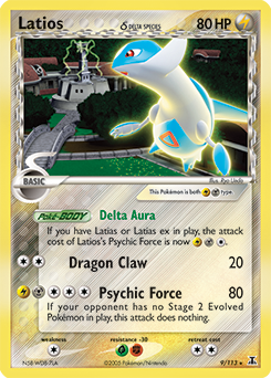 Latios δ - Delta Species - #9 - Pokemon TCG card