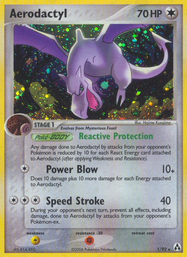 Aerodactyl - Legend Maker - #1 - Pokemon TCG card