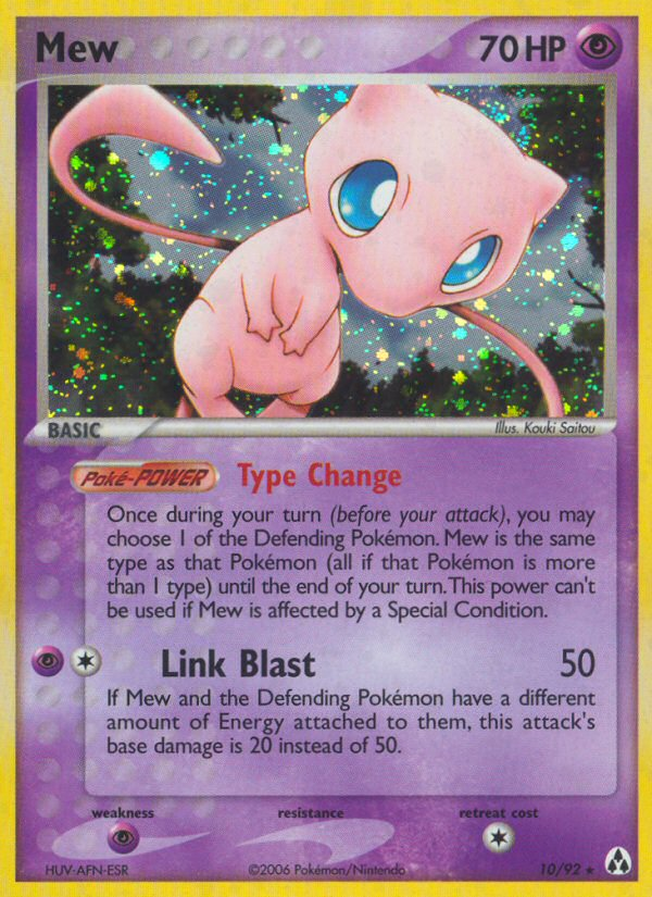 Mew - Legend Maker - #10 - Pokemon TCG card