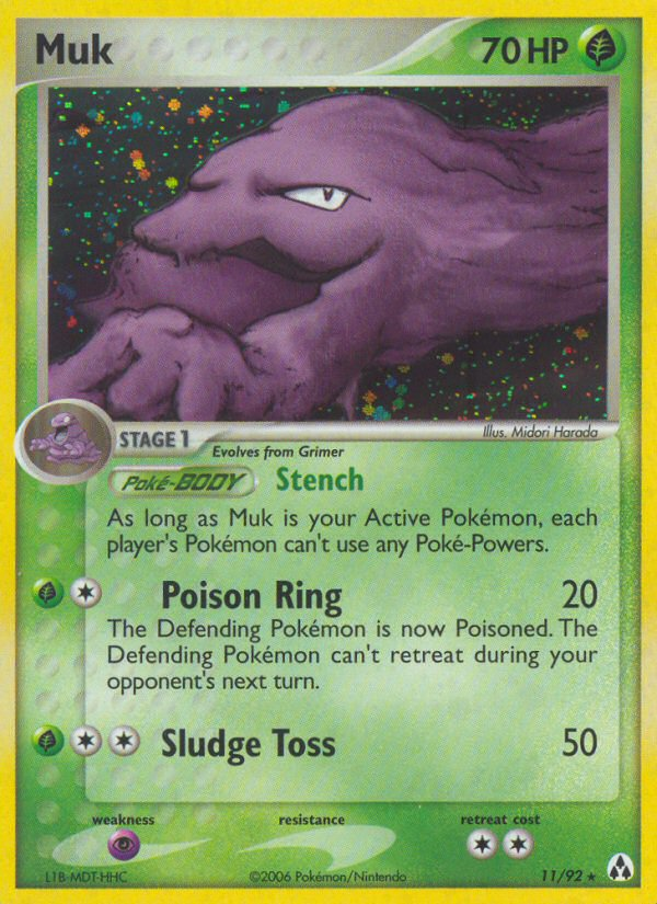 Muk - Legend Maker - #11 - Pokemon TCG card