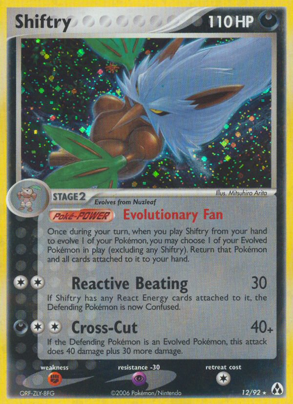 Shiftry - Legend Maker - #12 - Pokemon TCG card