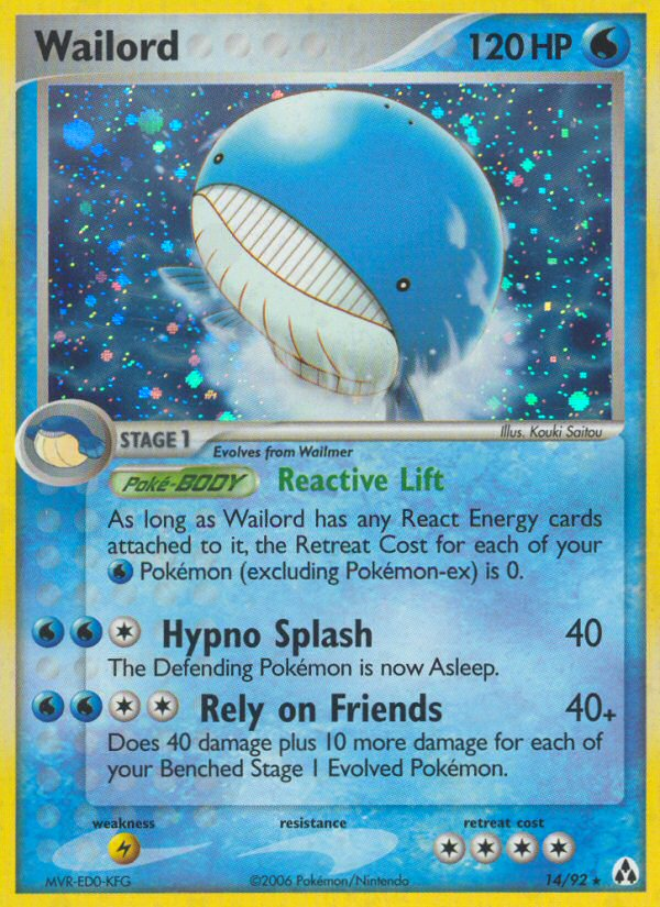 Wailord - Legend Maker - #14 - Pokemon TCG card