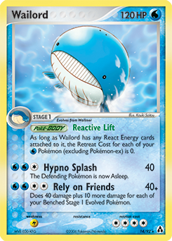 Wailord #14 Wailord - Legend Maker - #14 - Pokemon TCG card