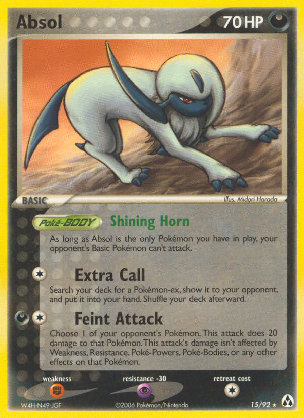 Absol - Legend Maker - #15 - Pokemon TCG card